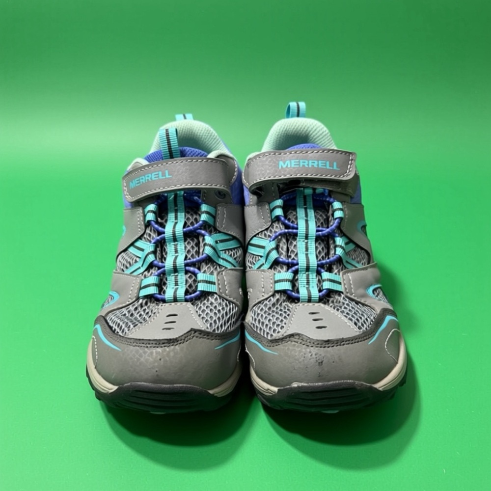 Merrell Trail Chaser Hiking Shoes Grey Multi Purple MY57111 size 3.5